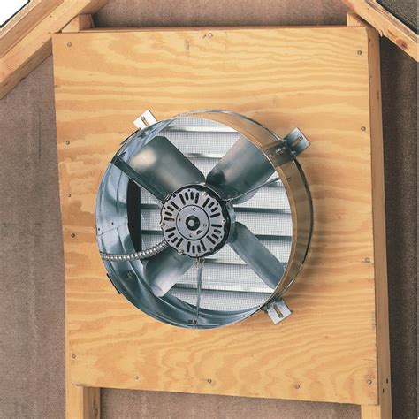 exhaust fan for attic window